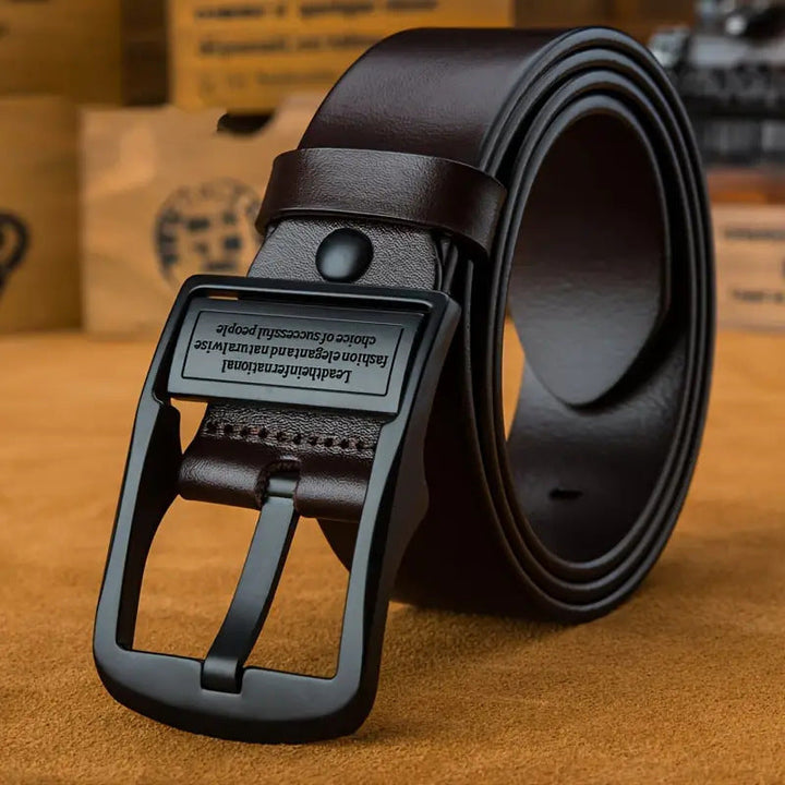 Ceinture en denim polyvalente décontractée et business pour homme – Accessoire élégant du quotidien