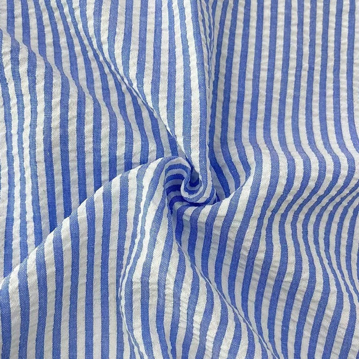 Cotton Chemise Rayée - Riviera Fit