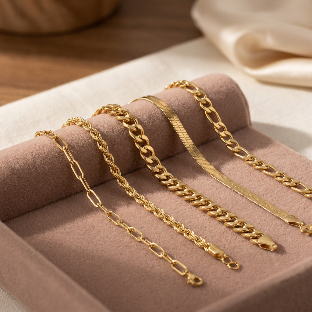 Bracelet set 5 pièces en or