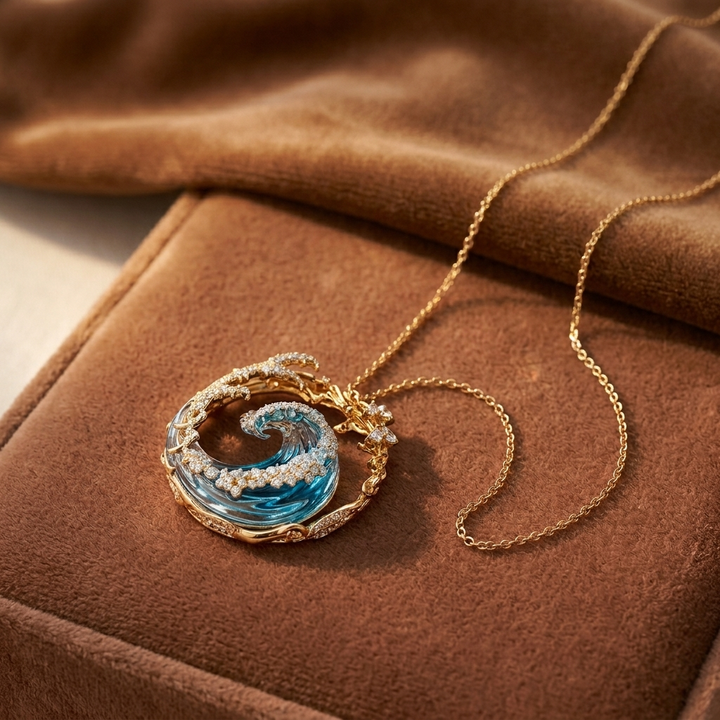 Collier avec pendentif “Promesse de l’Océan”