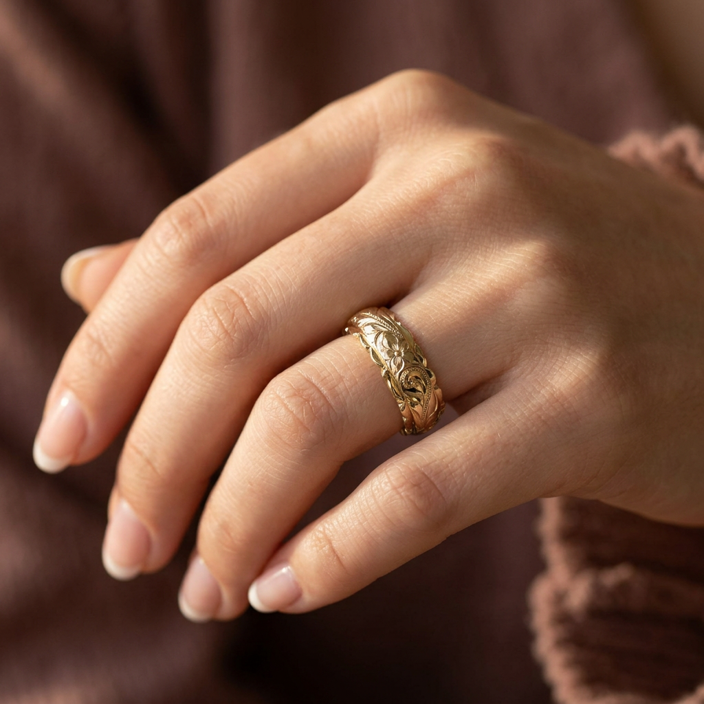 Bague en Or “Fleur Ancienne”