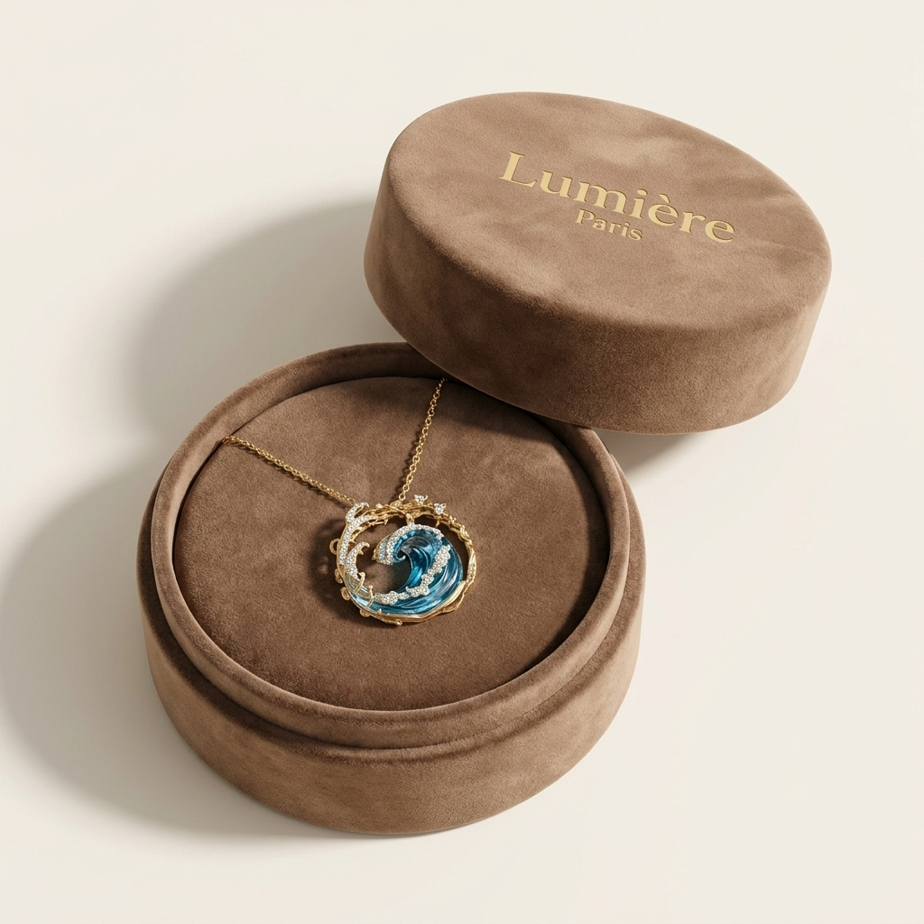 Collier avec pendentif “Promesse de l’Océan”