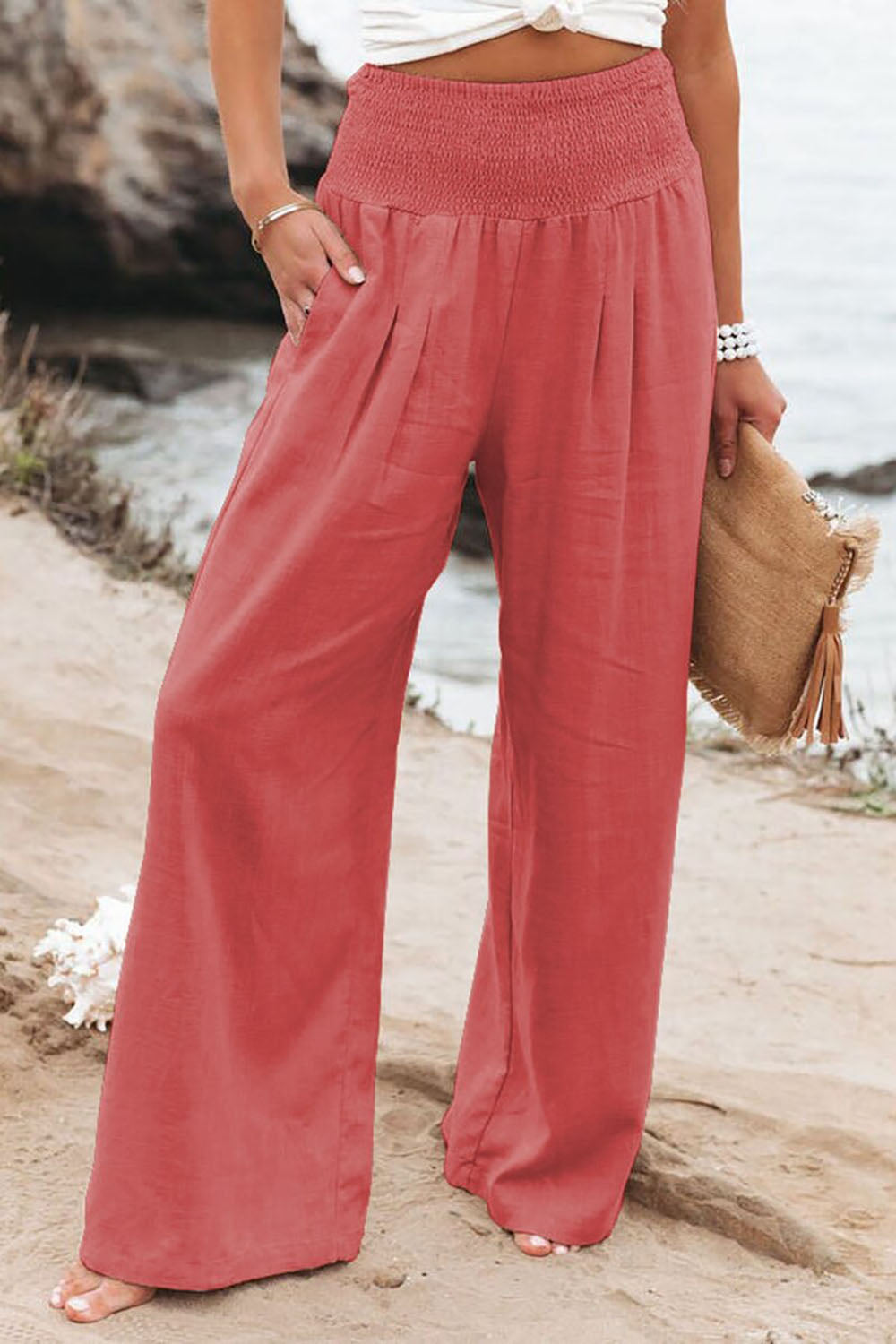 Pantalon Lin Été Femme