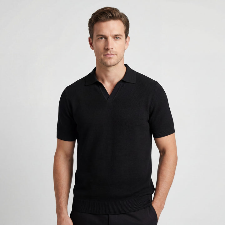 Polo Homme en Maille de Coton – Coupe Slim