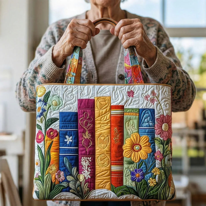 Sac fait main - Bibliothèque florale