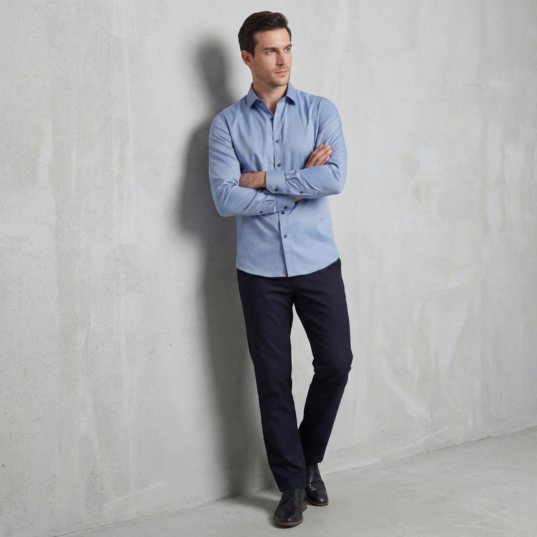 Claire Mode | Chemise Homme Slim Fit Ajustée Résistante aux Plis