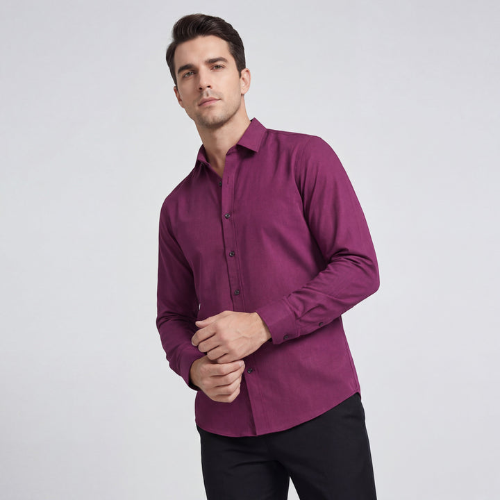 Claire Mode | Chemise Homme Slim Fit Ajustée Résistante aux Plis