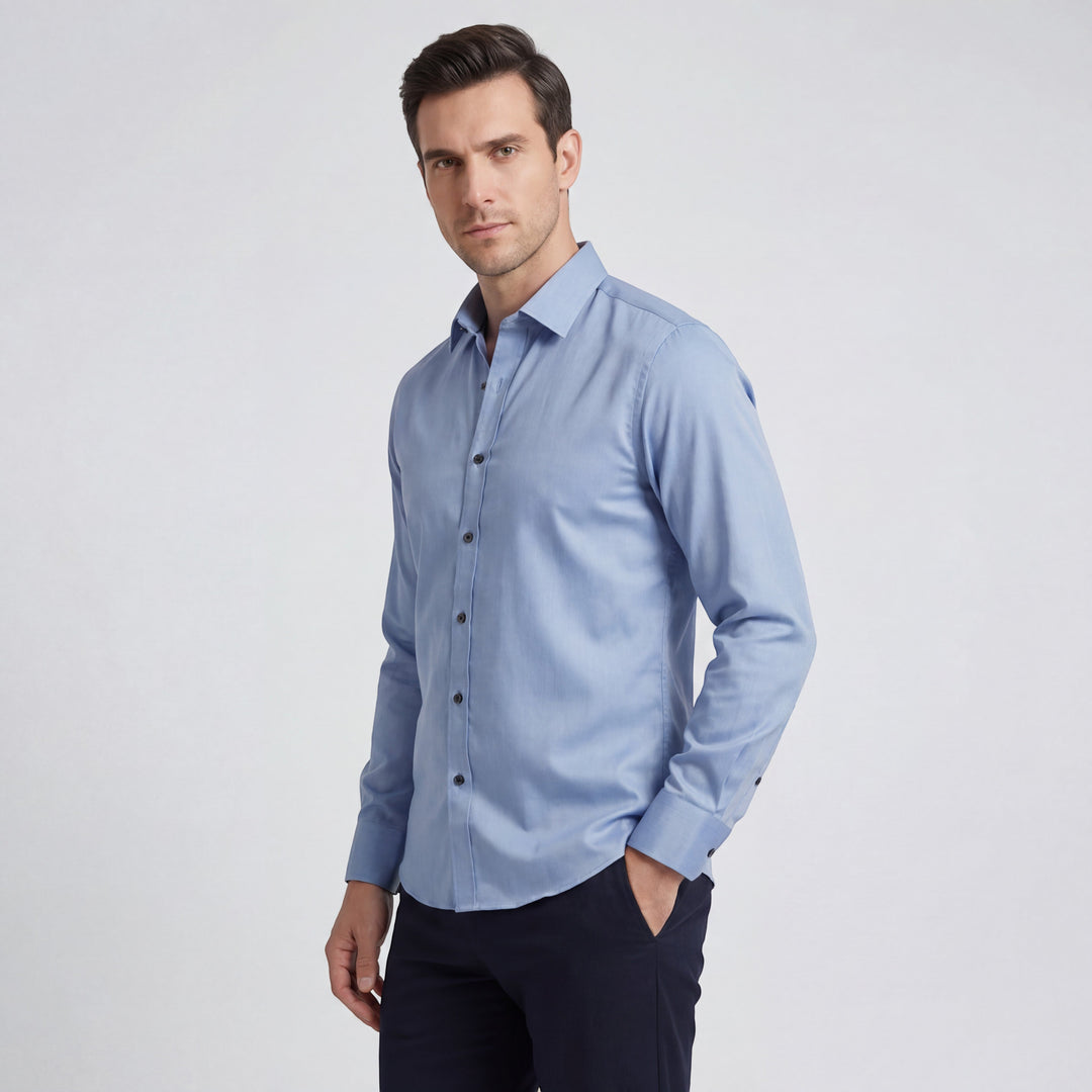 Claire Mode | Chemise Homme Slim Fit Ajustée Résistante aux Plis