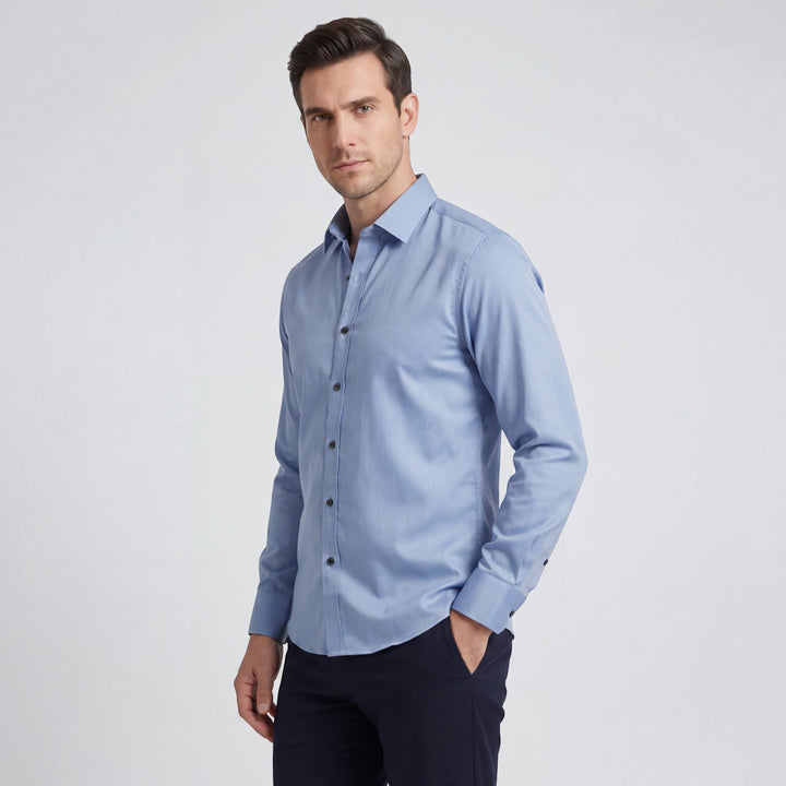 Claire Mode | Chemise Homme Slim Fit Ajustée Résistante aux Plis