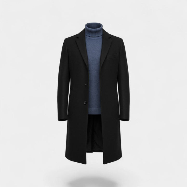 Riche | Manteau trench mi-long homme en laine
