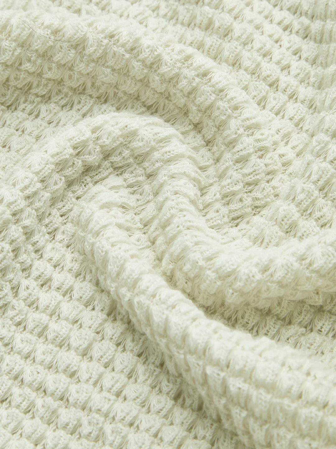 Top à manches longues en maille texturée