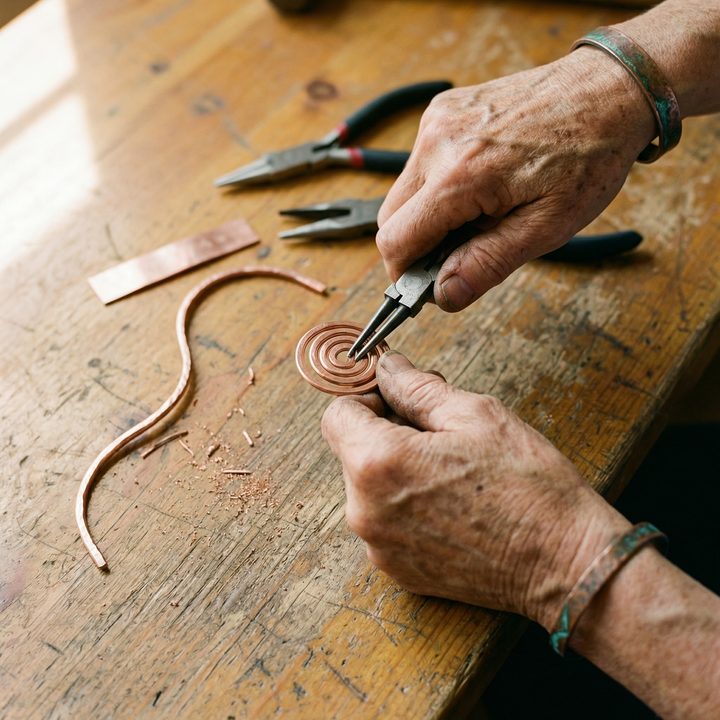Bracelet de cheville en cuivre de Vera