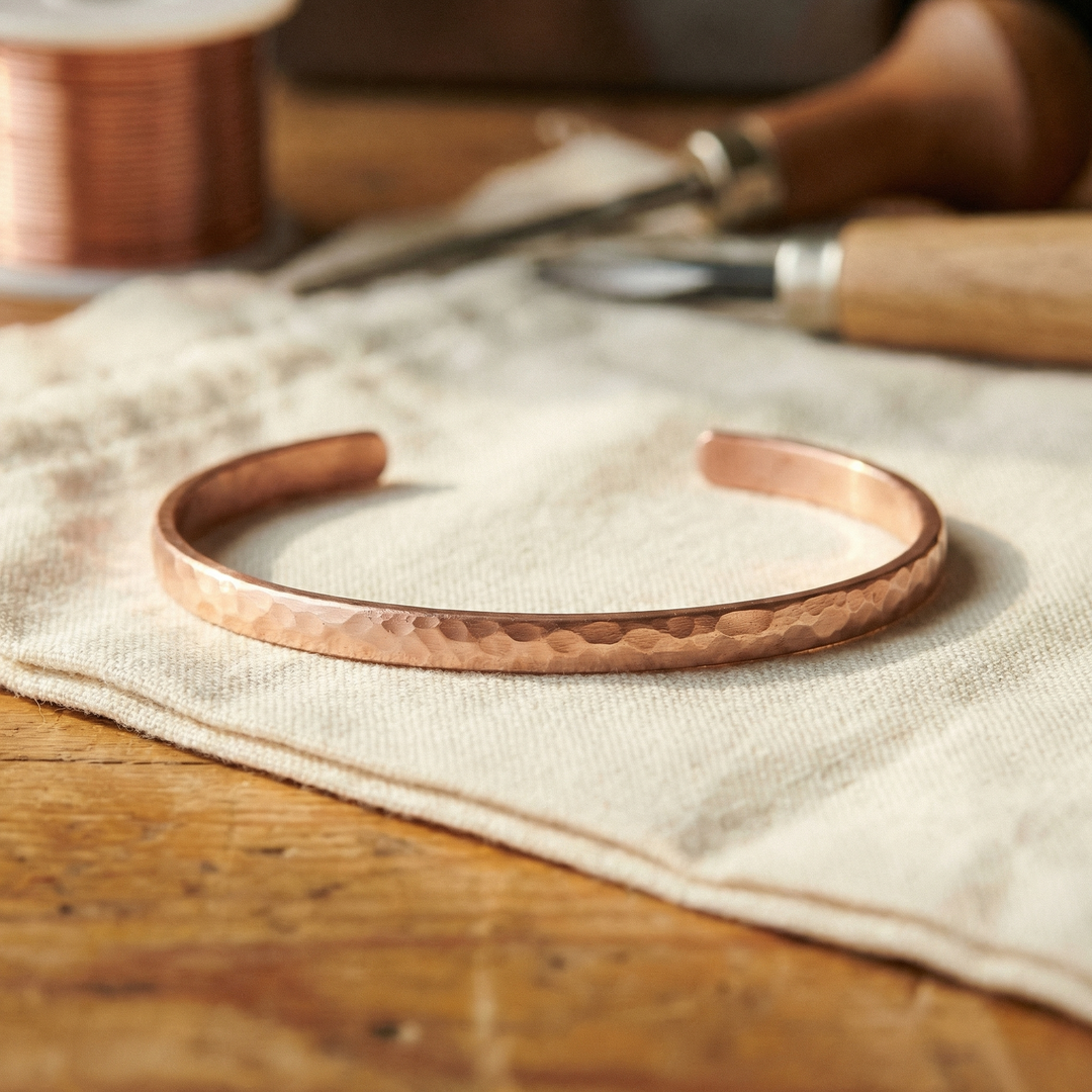 Bracelet de cheville en cuivre sable de Vera
