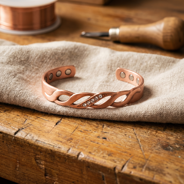 Bracelet en cuivre Seam by Vera