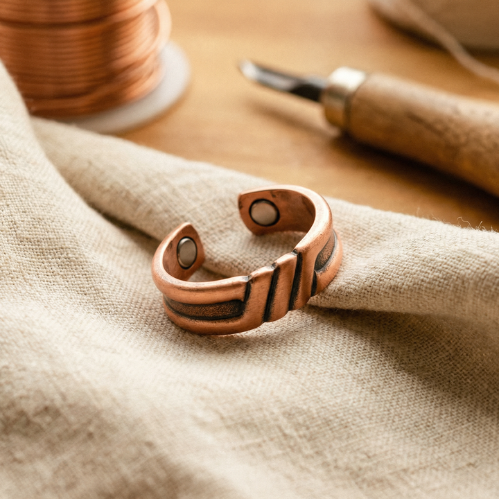 Bague en Cuivre de Tourbe de Vera