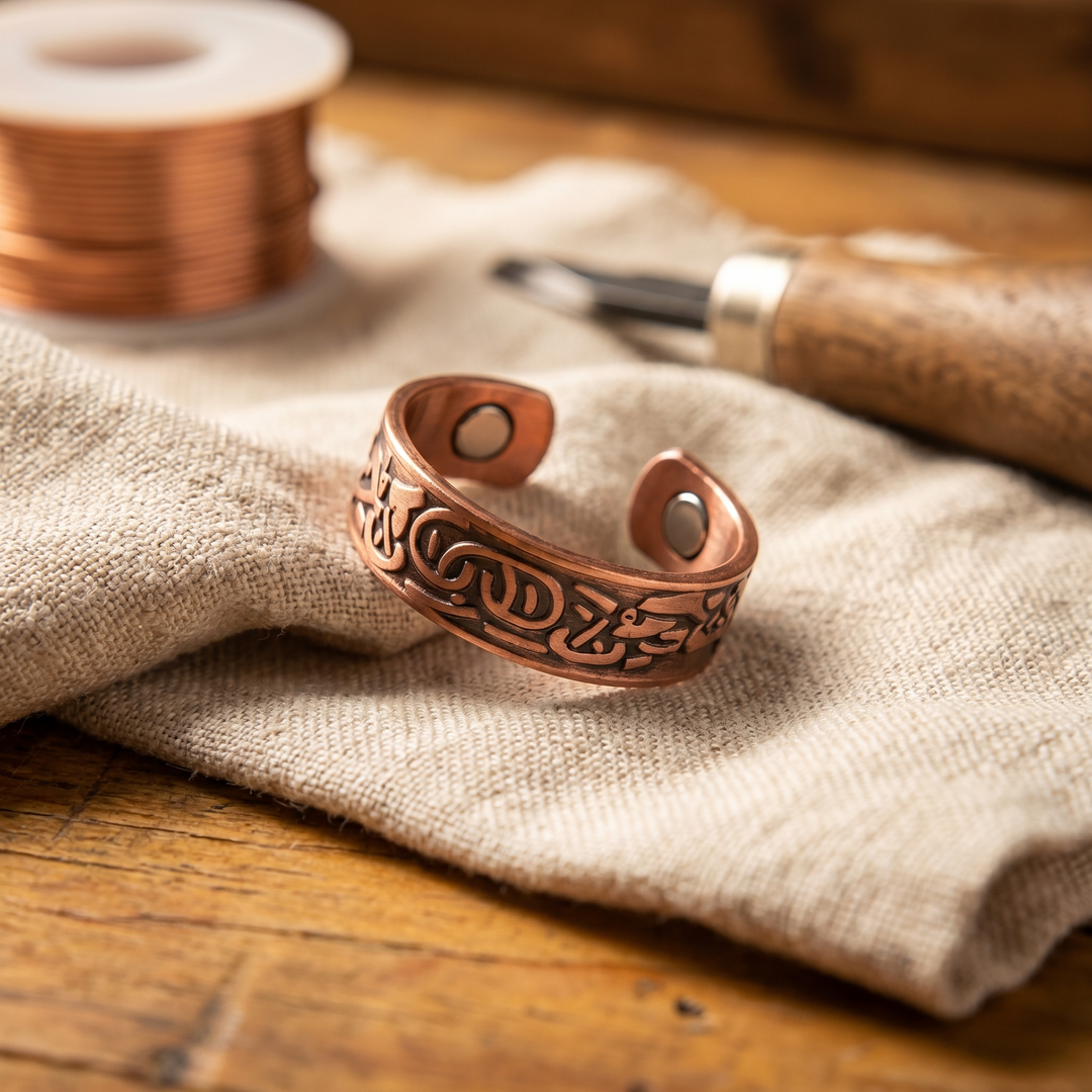 Bague en cuivre Burr de Vera