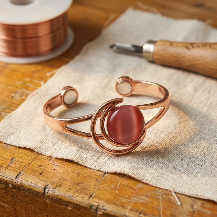 Bracelet en cuivre rose Sphère de Vera