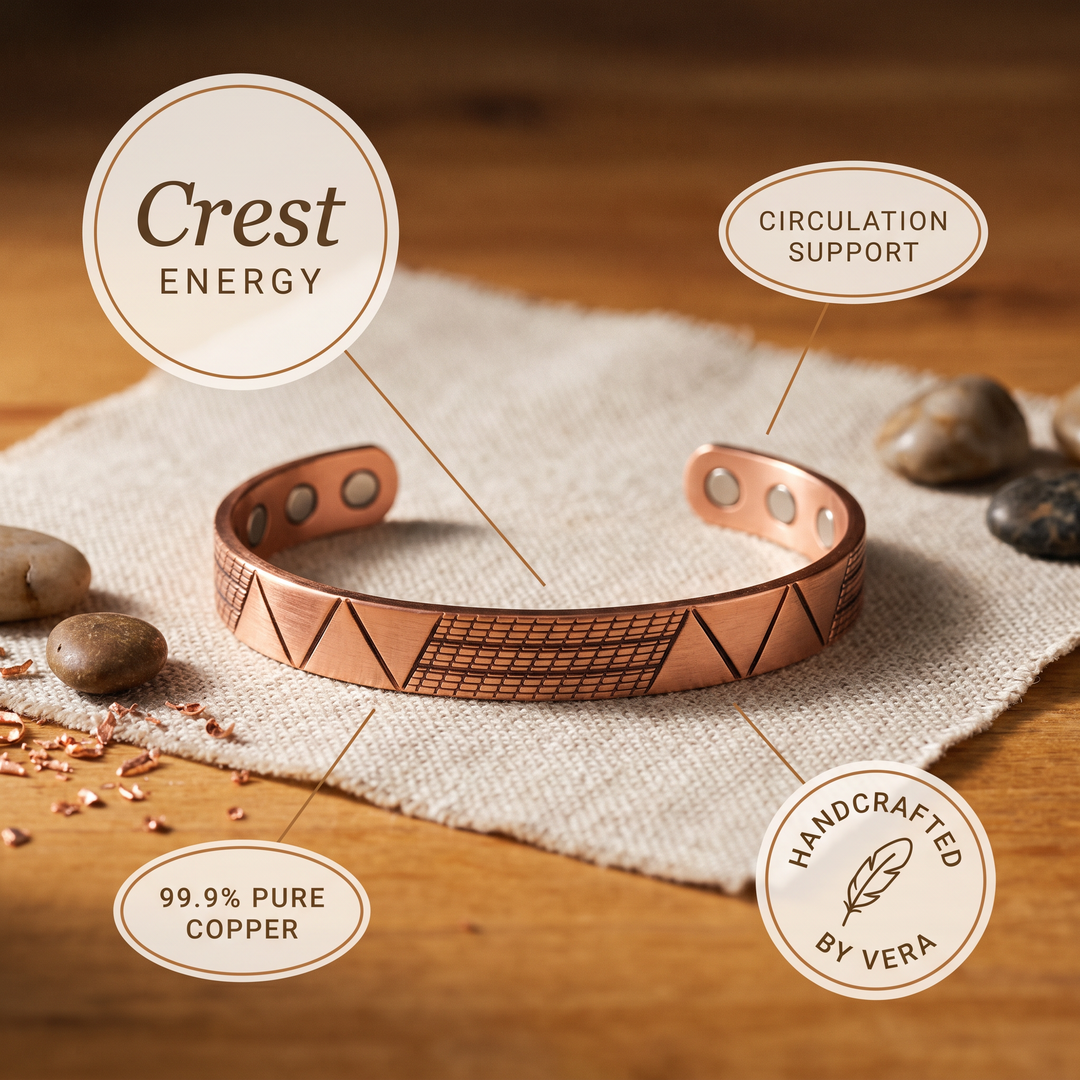 Bracelet en cuivre avec l&