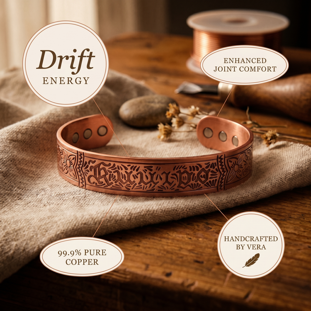 "Bracelet en cuivre Vera&