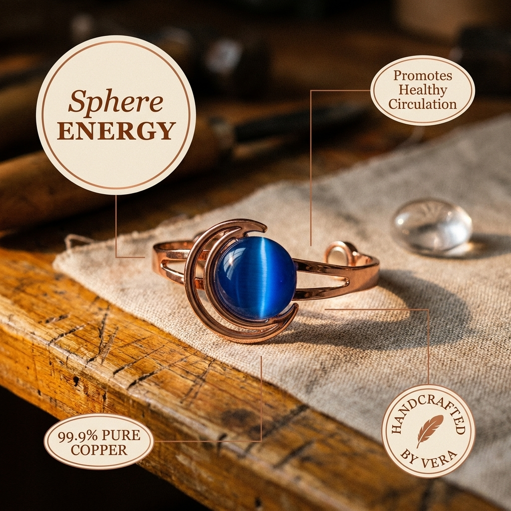 Bracelet en cuivre de la collection Vera Sphere