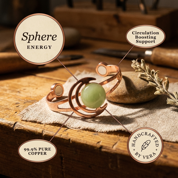 Bracelet en cuivre vert de la collection Vera