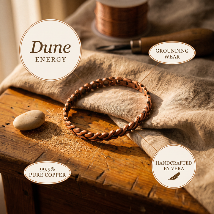 Bracelet de cheville en cuivre Vera