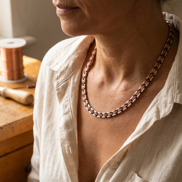 Collier en cuivre Vera&