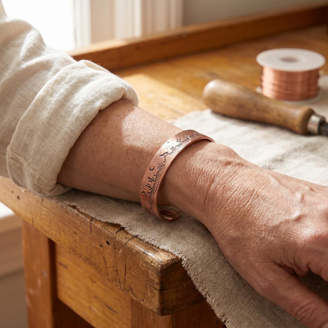 "Bracelet en cuivre de Vera&