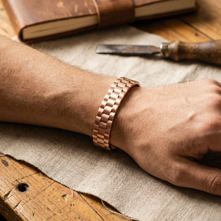 Bracelet en cuivre pour hommes - Collection Vera