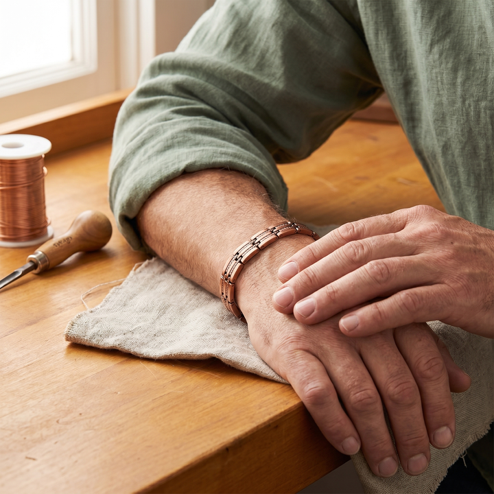 Bracelet en cuivre pour homme de Vera&
