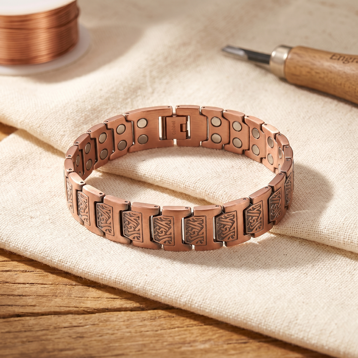 Bracelet en cuivre masculin de Vera&
