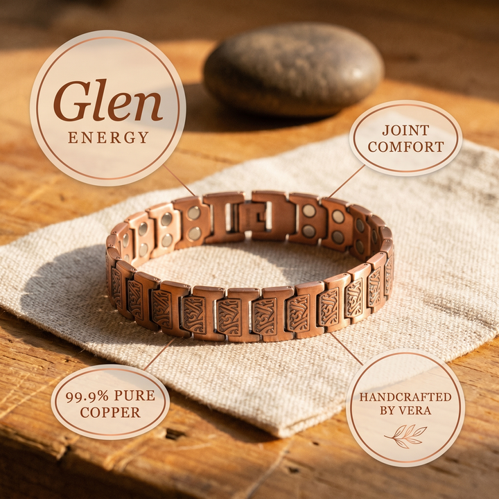 Bracelet en cuivre masculin de Vera&