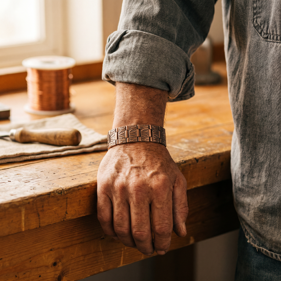 Bracelet en cuivre pour hommes - Vera&