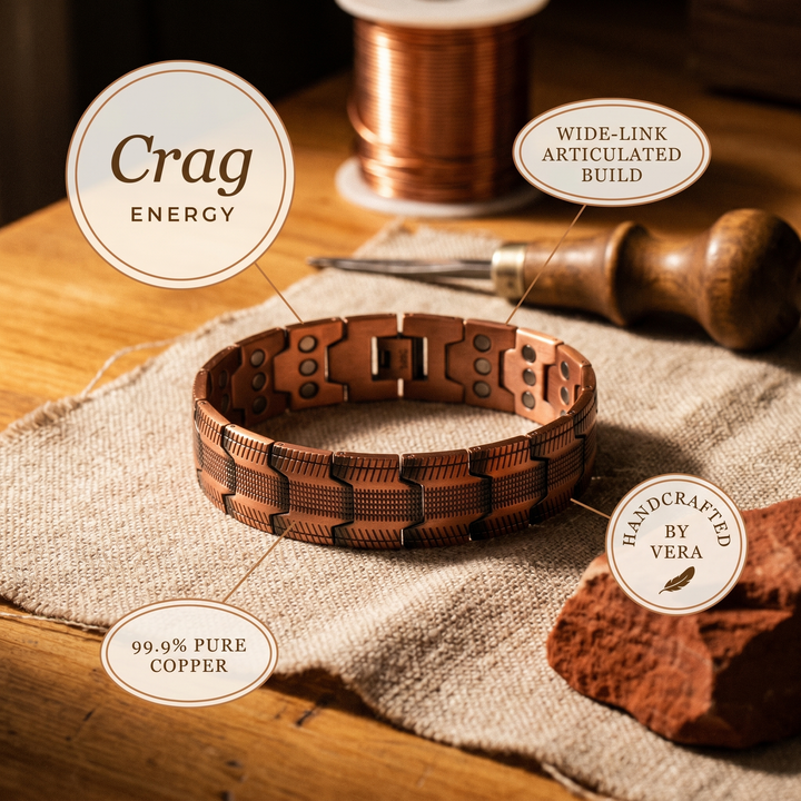 "Bracelet en cuivre Vera&