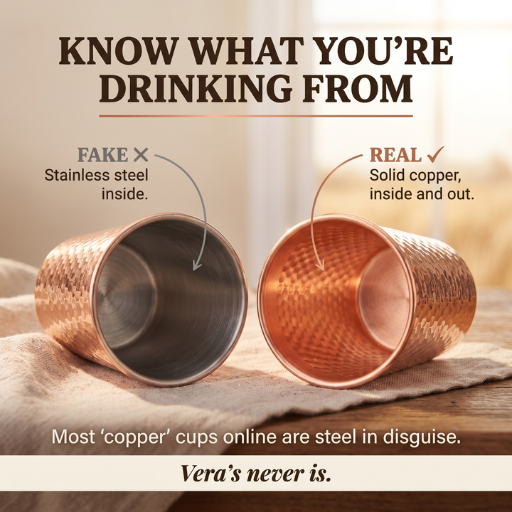 Tasse en cuivre pur de Vera