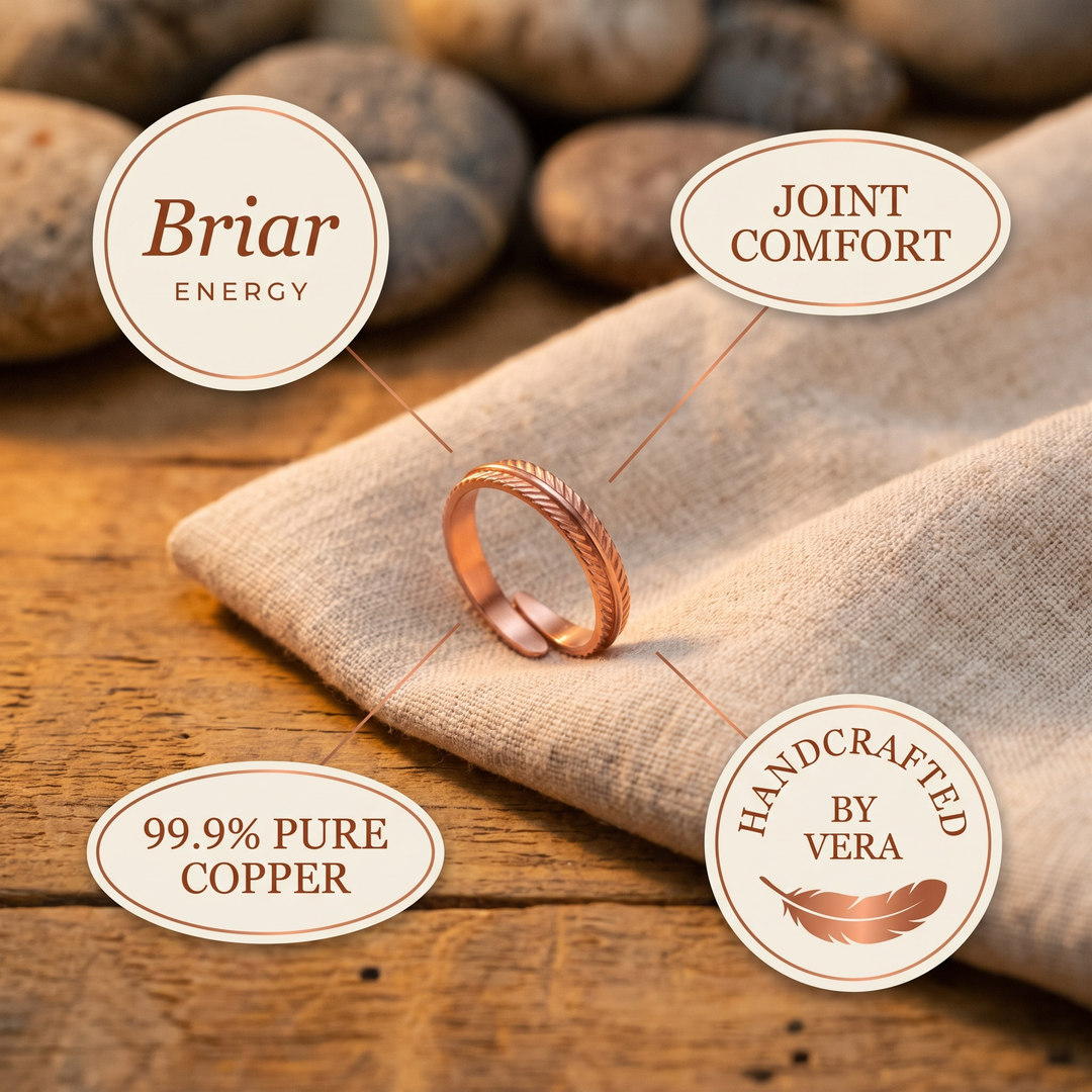 Bague en Cuivre de Racine de Vera