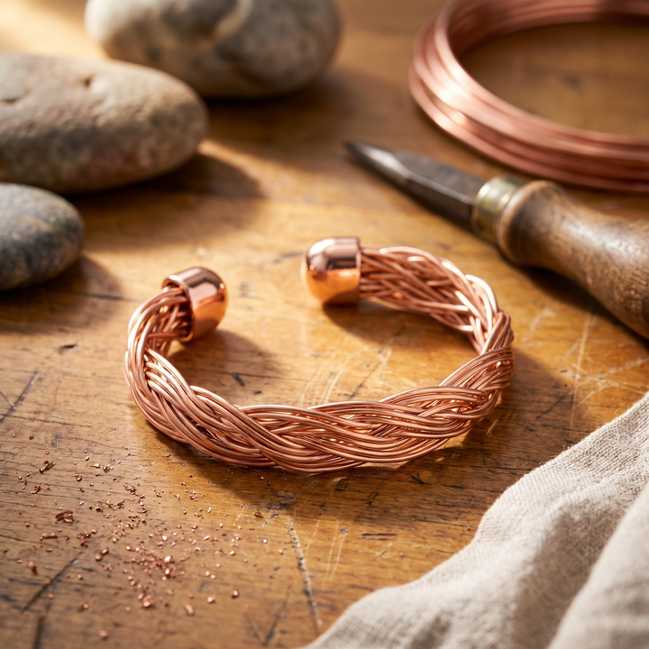 Bracelet en cuivre Elm par Vera