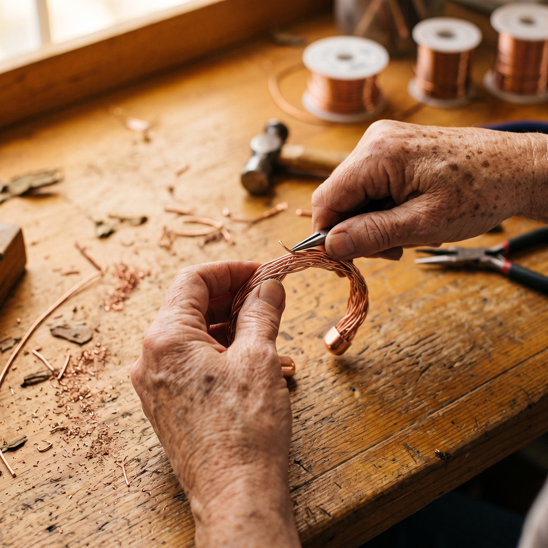 Bracelet en cuivre Elm par Vera