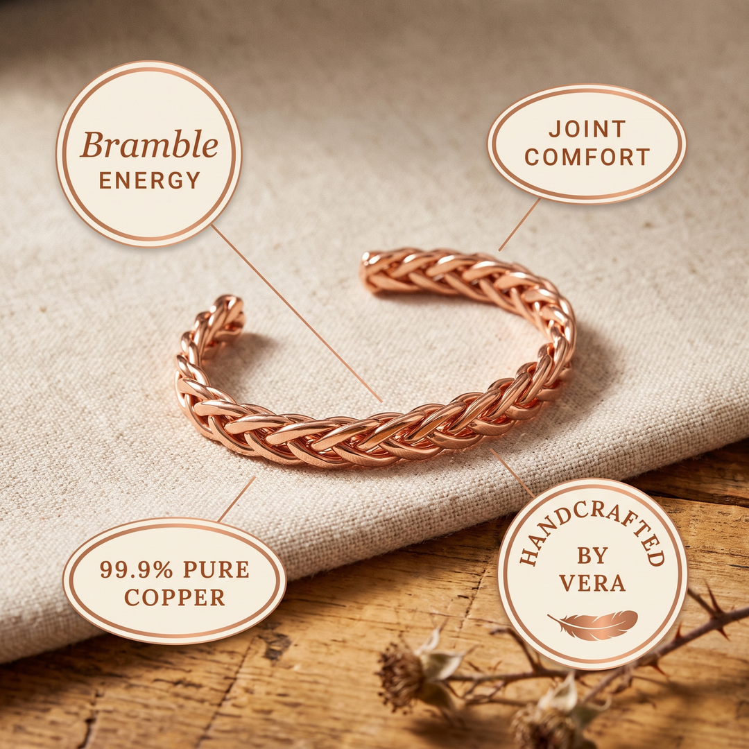 Bracelet en cuivre tressé de Vera