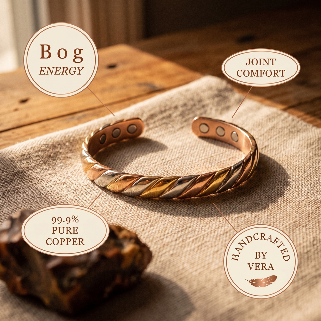 "Bracelet en Cuivre Bog de Vera" could be rewritten as "Bracelet en Cuivre de Vera - Modèle Bog".