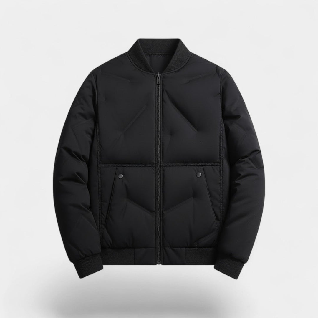 Claire Mode | Veste Homme Matelassée en Coton – Col Montant