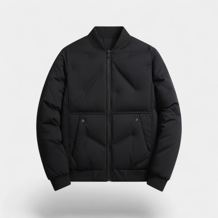 Claire Mode | Veste Homme Matelassée en Coton – Col Montant