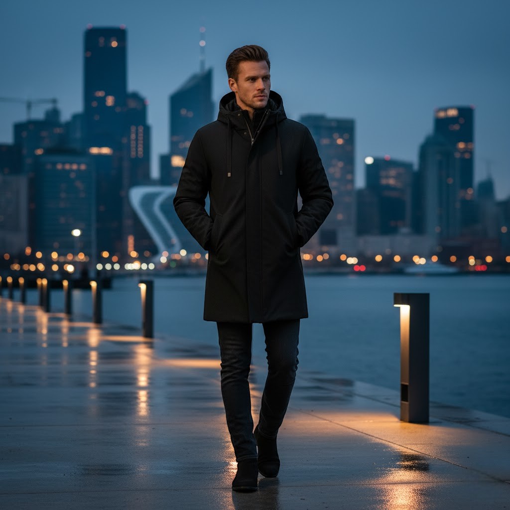Parka à Capuche Homme – Chaleur Hivernale Streetwear