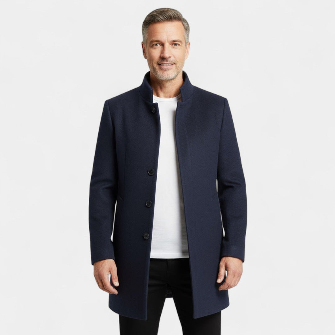 Claire Mode | Manteau Homme en Laine – Long Trench Élégant