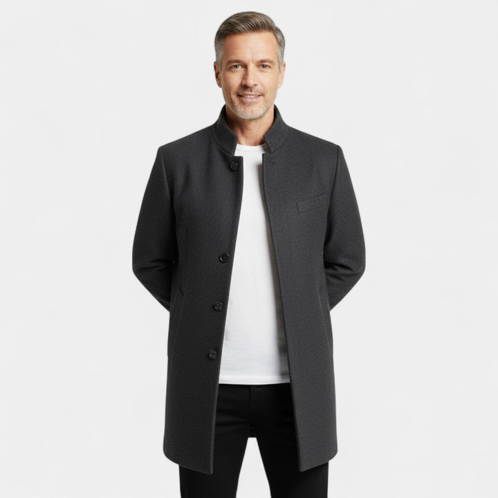 Claire Mode | Manteau Homme en Laine – Long Trench Élégant