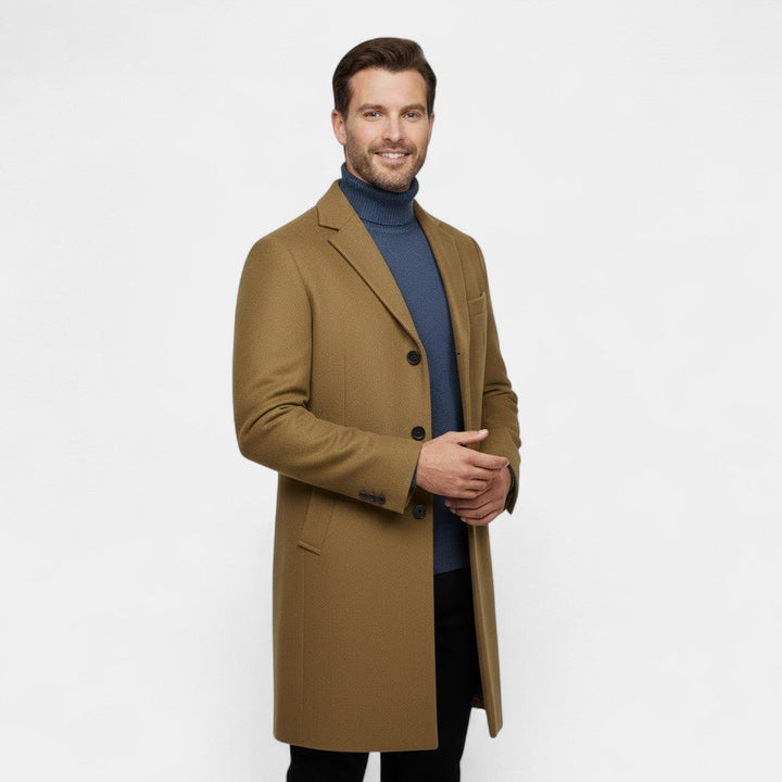 Riche | Manteau trench mi-long homme en laine