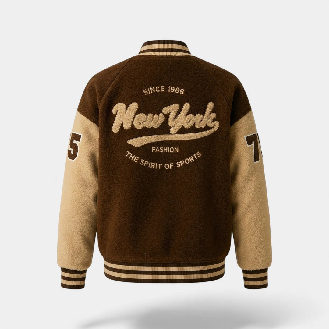 Veste Varsity en Cachemire Homme