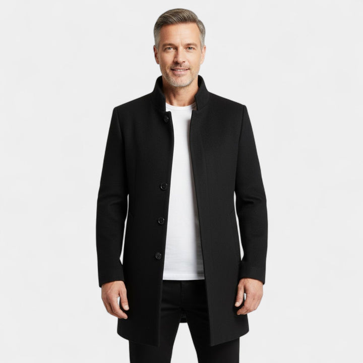 Claire Mode | Manteau Homme en Laine – Long Trench Élégant