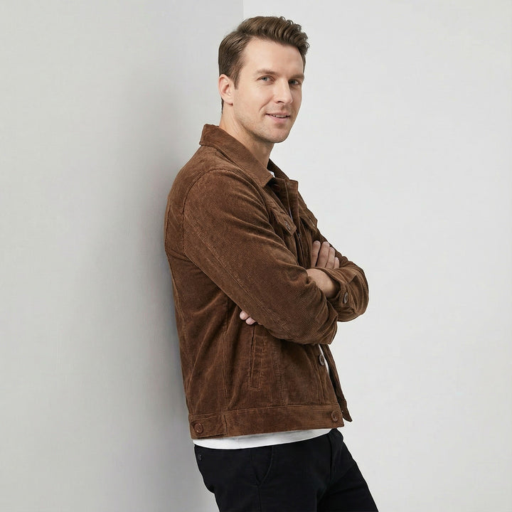 Riche | Veste homme en velours côtelé
