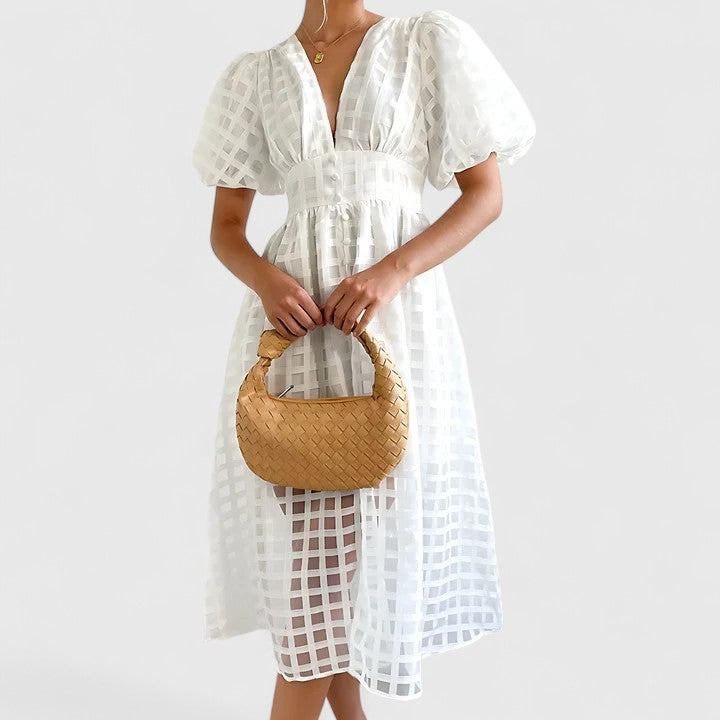 Elanqi | Robe Midi Élégante